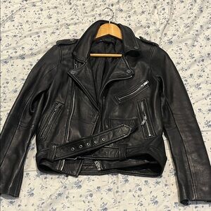 Zara Black Leather Jacket